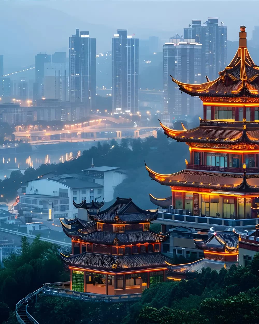 Ningbo, by the water