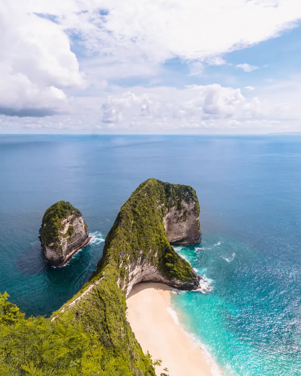 The cliffs of Nusa Penida